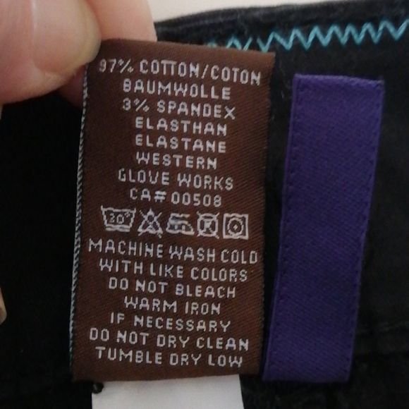 NWT, Jag ladies black stretch cuffed capris ,size 2 - Picture 11 of 11